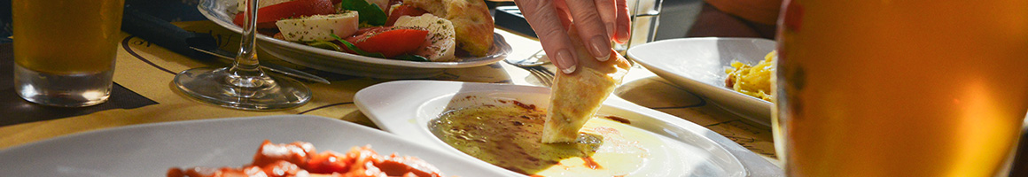 Eating Deli at Patio West Deli restaurant in Rialto, CA.